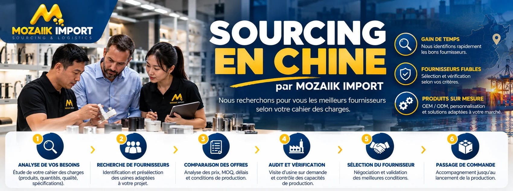 Agent de sourcing en Chine
